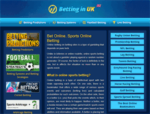 Tablet Screenshot of bet-uk.com